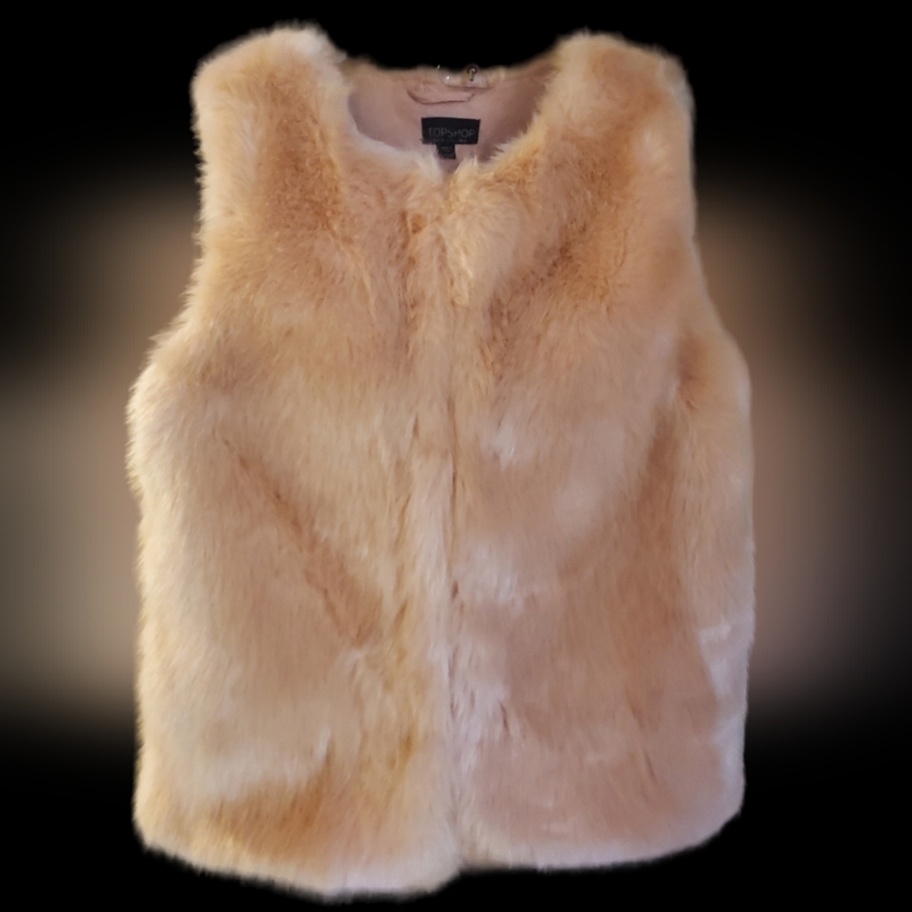 Pink Fur Vest